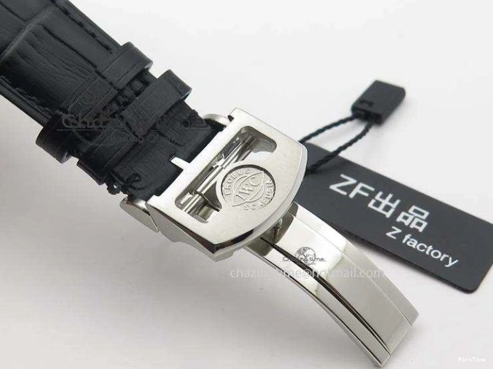 MIROTIME 0412 Practical Portuguese Real PR IW500109 ZF 1:1 Best Edition Black Dial On Black Leather Strap A52010 V 7308